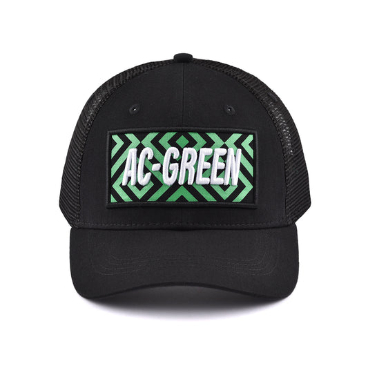 black-fitted baseball cap