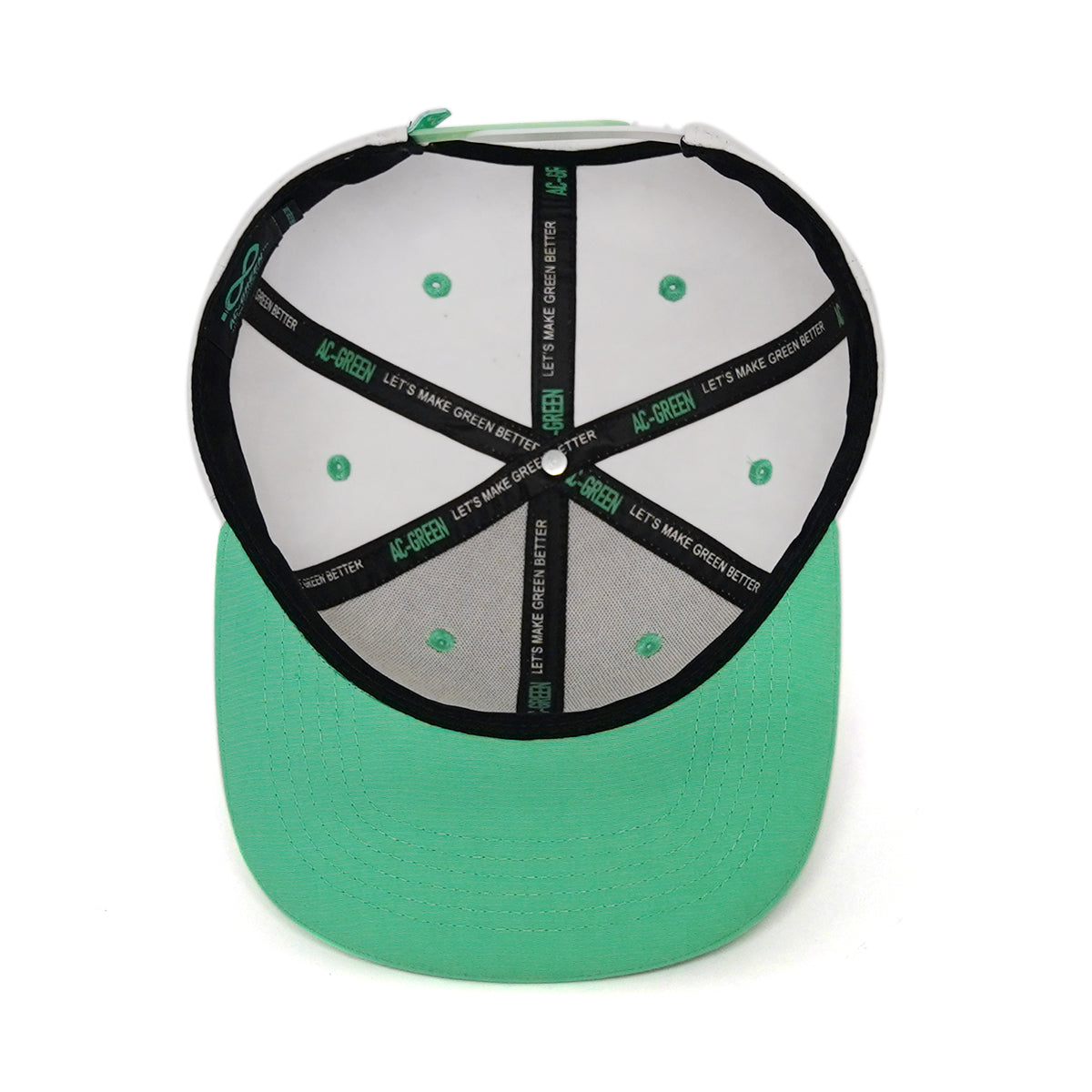 Green and White Snapback