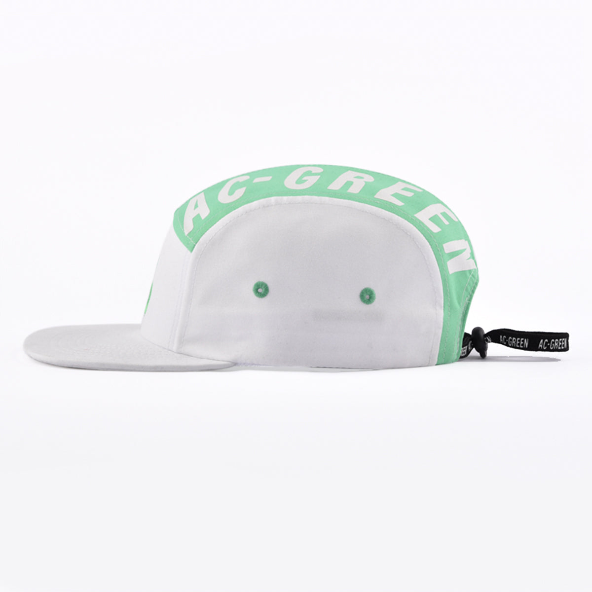 white snapback hat