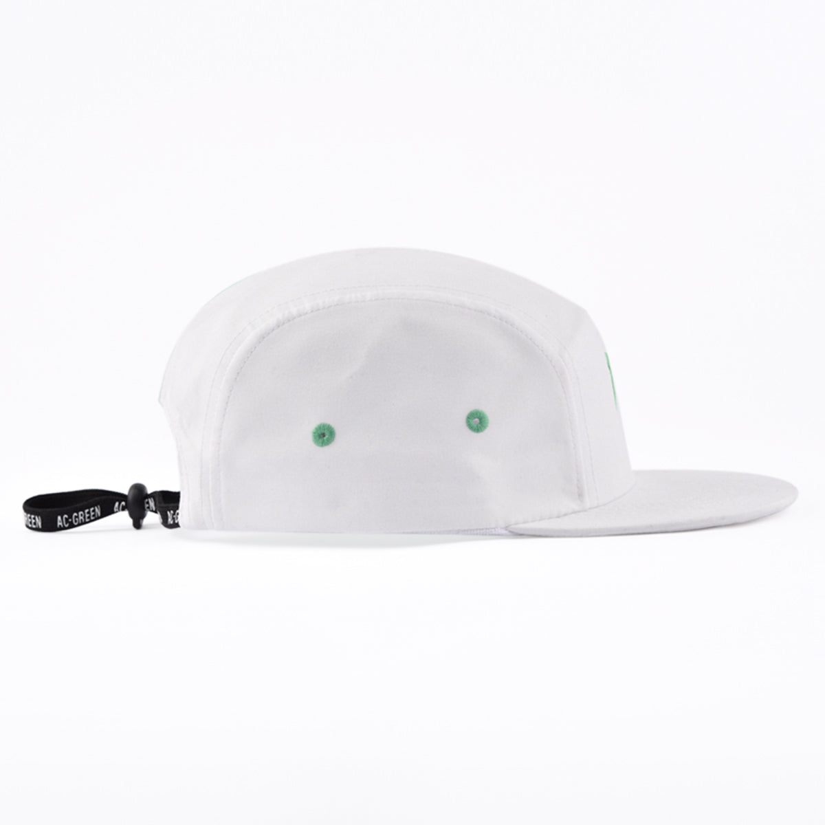white snapback hat