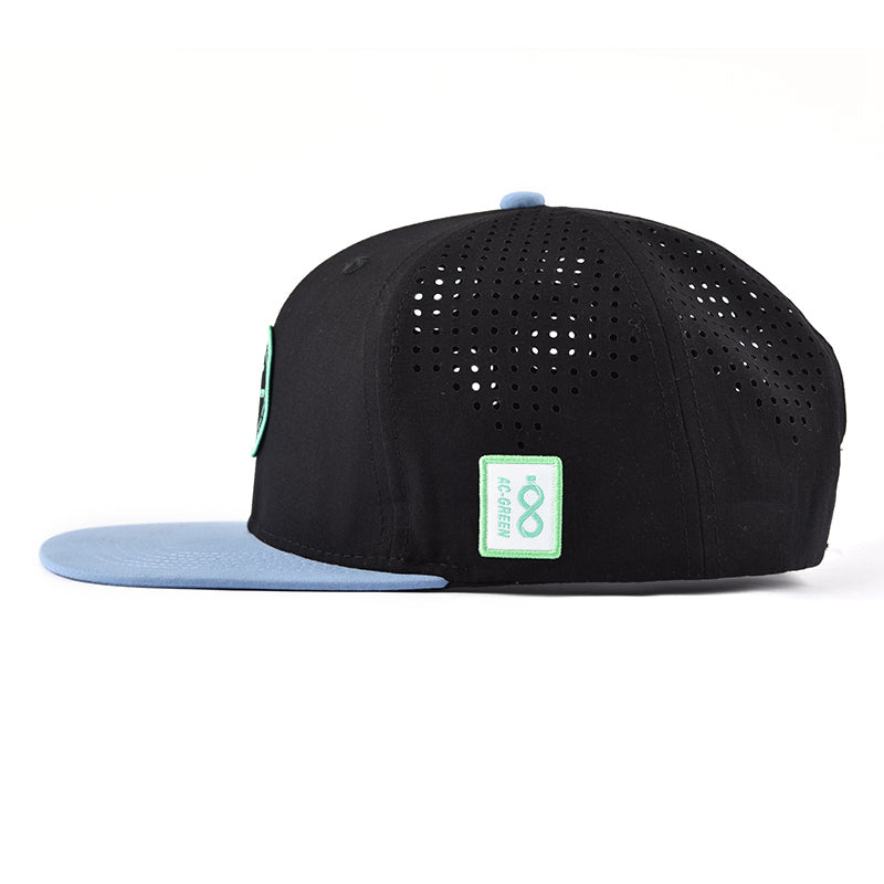Black Strapback Hat