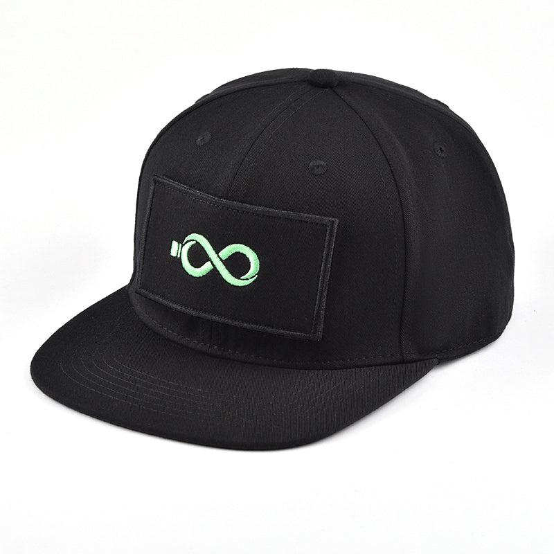 plain black baseball cap