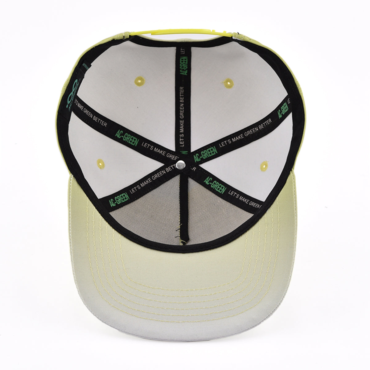 fitted flat brim hat