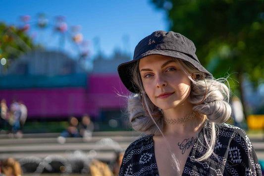 Wide Brim Bucket Hat