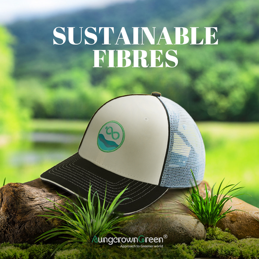 AungcrownGreen 6-Panel Mesh Baseball Cap White and Blue