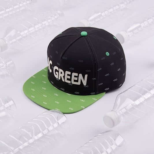 The On-Trend Black Snapback Hat from AungcrownGreen