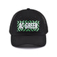 black-fitted baseball cap