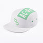 white snapback hat