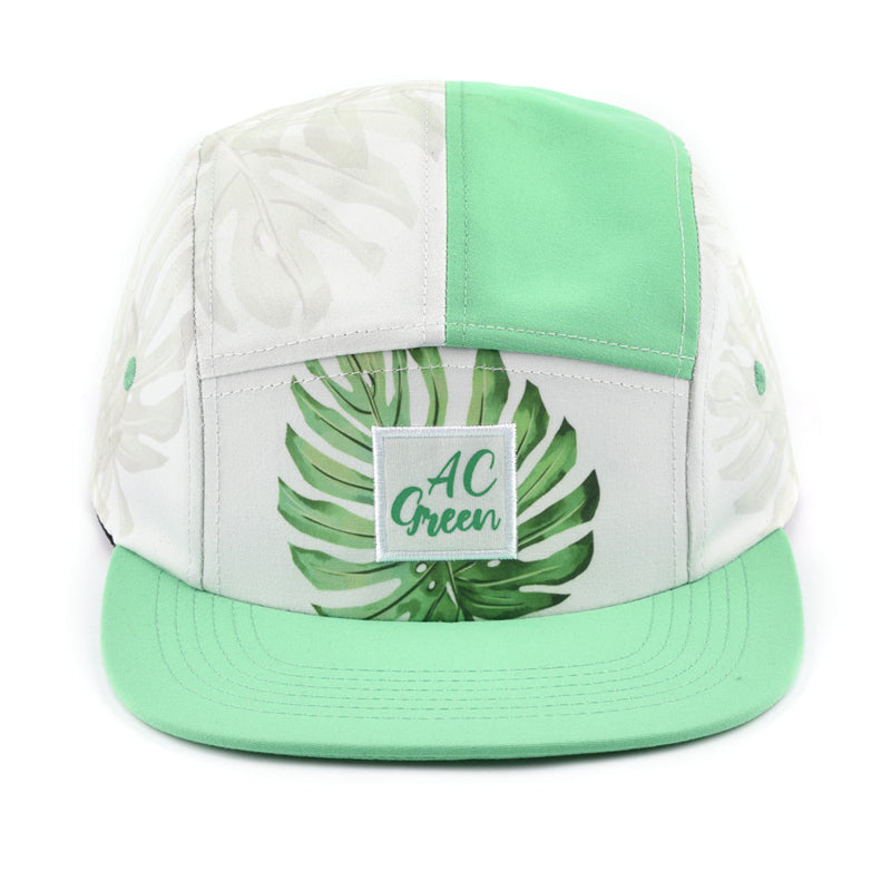 5-panel snapback hat 