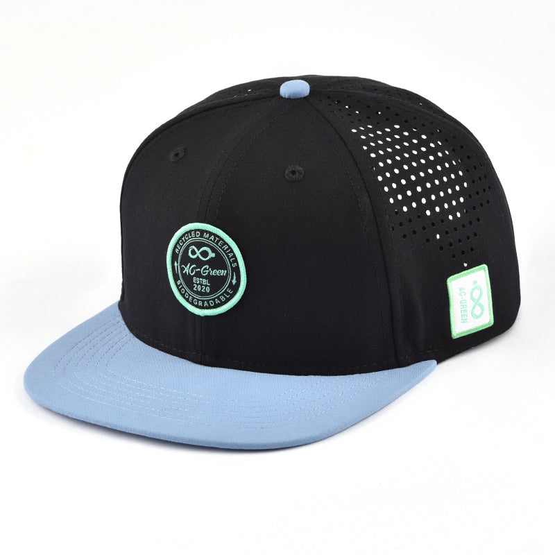 Black Strapback Hat 