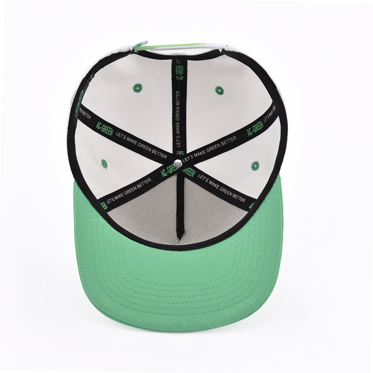 White Strapback Hat